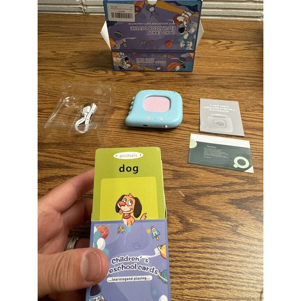 Happy World Card Early‎ Education Device “blue” Fully Develop Baby’s Imagination